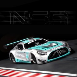 MERCEDES AMG GT3 PETRONAS SILVER SW SHARK 25 EVO