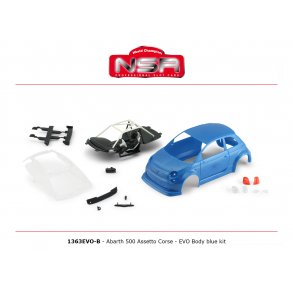ABARTH 500 Assetto Corse EVO body kit BLUE 