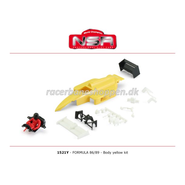 FORMULA NSR 86/89 BODY YELLOW  KIT