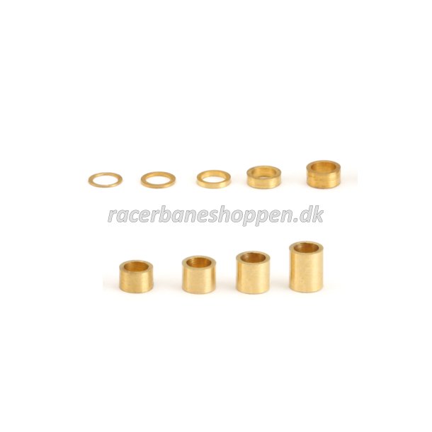 AXLE SPACERS 3/32 .160" BRASS (10pcs)