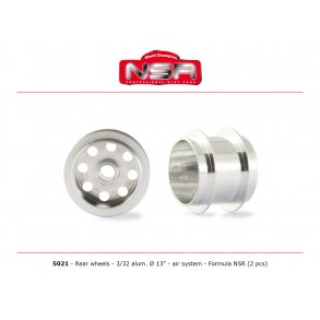 3/32 ALUM. REAR WHEELS 13