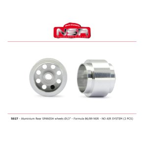 3/32 ALUM. REAR SPANISH WHEELS 13