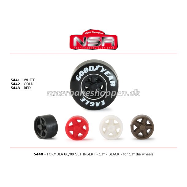 FORMULA NSR SET INSERT - 13" - RED