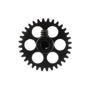 3/32 Extralight SIDEW Gear 32t BLACK NSR/Proslot/Slot.it dia 17.5mm