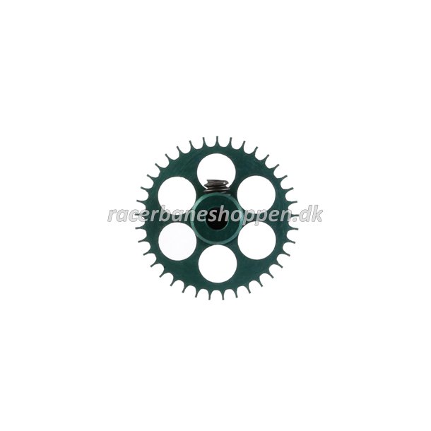 3/32 Extralight SIDEW Gear 37t Dark green Scalextric/Fly dia 18.5mm 
