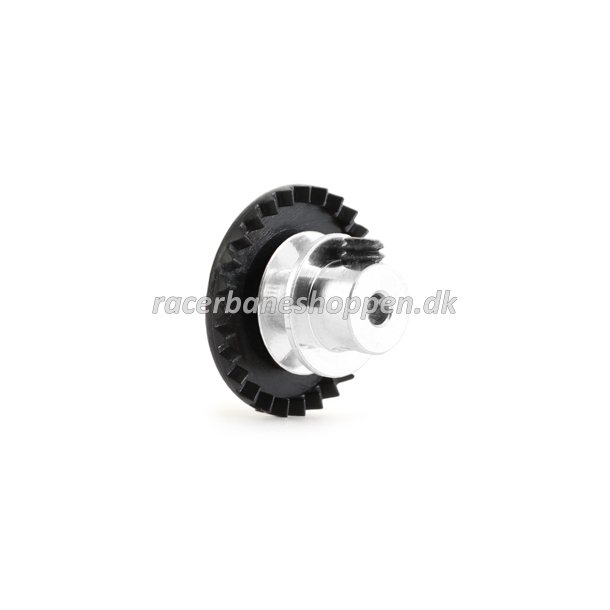 3/32 INLINE soft plastic Gear 27t Black w/aluminum hub .050" screw 
