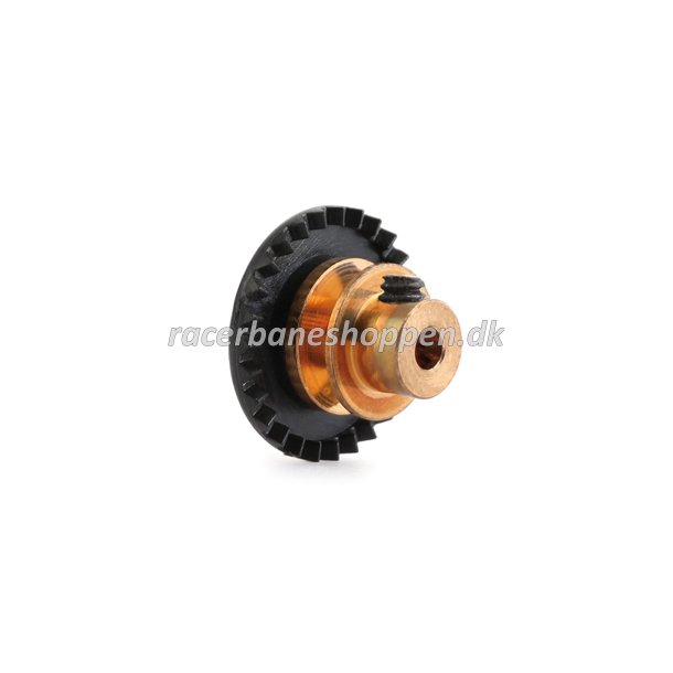 3/32 INLINE soft plastic Gear 27t Black w/bronze hub .050" screw 