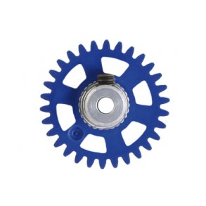 3/32 SIDEW soft plastic Gear 30t Dark Blue w/alu hub dia. 17.5mm