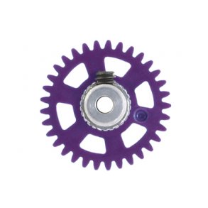 3/32 SIDEW soft plastic Gear 33t Magenta w/alu hub dia. 17.5mm