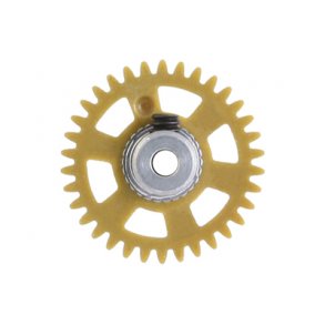 3/32 SIDEW soft plastic Gear 34t Gold w/alu hub dia. 17.5mm