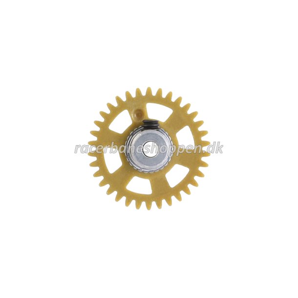 3/32 SIDEW soft plastic Gear 34t Gold w/alu hub dia. 17.5mm