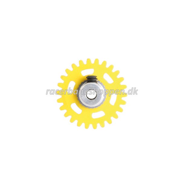 3/32 ANGLEW soft plastic Gear 26t Yellow w/alu hub dia. 16mm