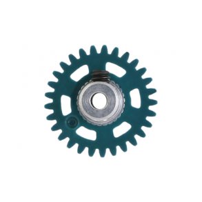 3/32 ANGLEW soft plastic Gear 29t Pale Green w/alu hub dia. 16mm