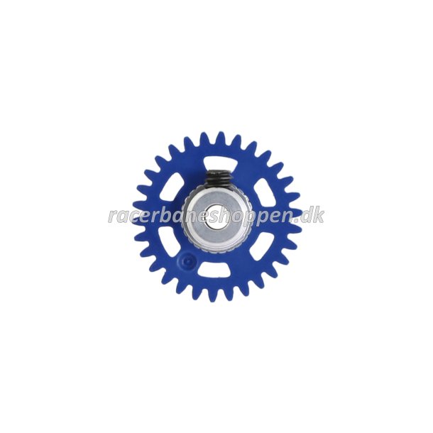 3/32 ANGLEW soft plastic Gear 30t DARK BLUE w/alu hub dia. 16mm