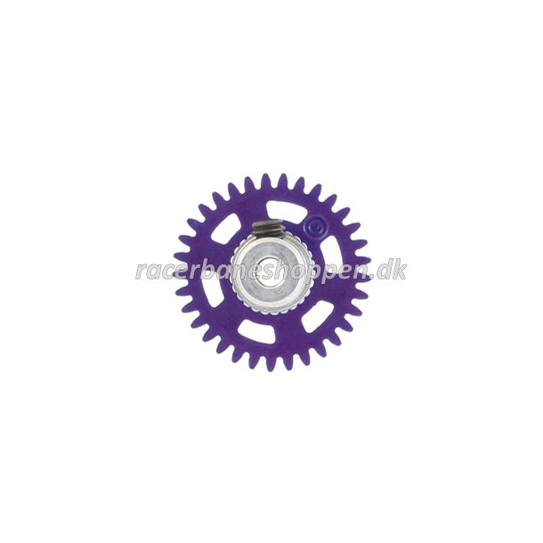 3/32 ANGLEW soft plastic Gear 33t Magenta w/alu hub dia. 16mm