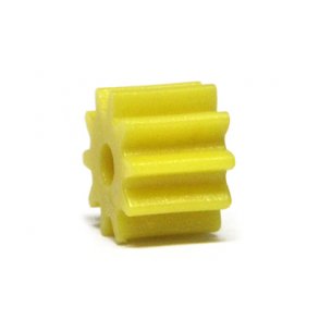 Soft plastic PINIONS 10 SIDEWINDER Yellow No Friction dia 6.75mm (4pcs)