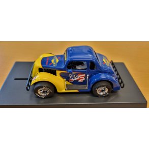 Legends Racer, '37 Dodge Coupe, 'SUNOCO' #14, blue/yellow