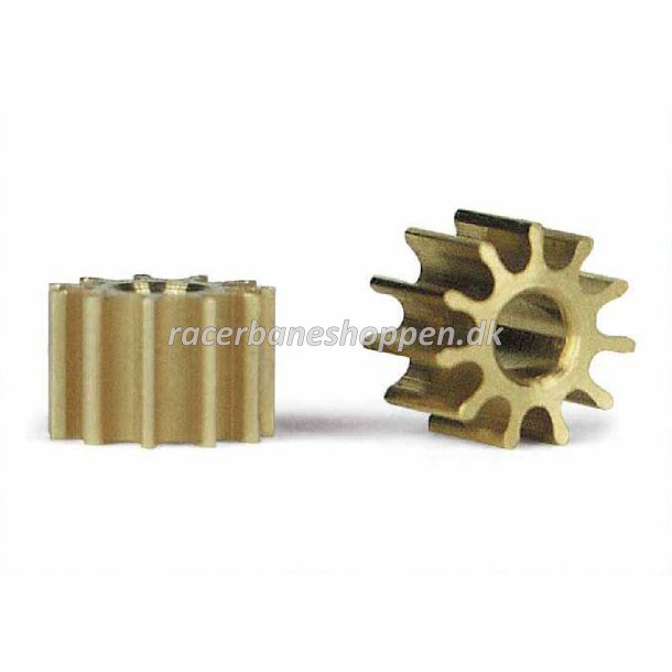 Brass pinions 11 teeth 5.5mm (2x)