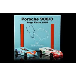Porsche 908/3 #36 5th Gulf Edition + #20  Targa Florio 1970 Limited edition  (ONLY 460 pcs)