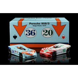 Porsche 908/3 #36 5th Gulf Edition + #20  Targa Florio 1970 Limited edition  (ONLY 460 pcs)