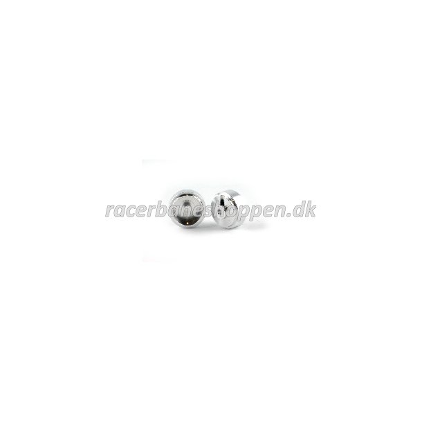 Aluminum 16.5x8.2x1.5mm wheels, M2 grub, silver (2x), 1.5g - ex PA43-Als