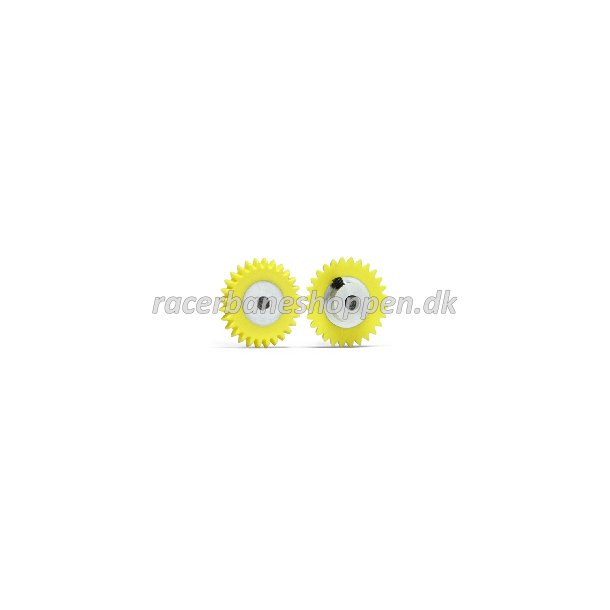 28 teeth, hex screw M2, plastic, 16mm
