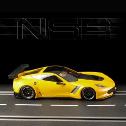 Corvette C7R Test Car Yellow AW