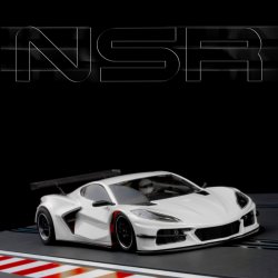 CORVETTE C8.R TEST CAR WHITE  AW KING 21K EVO3