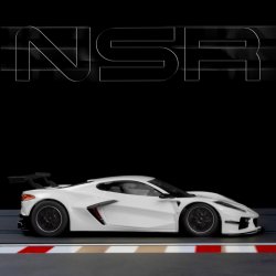 CORVETTE C8.R TEST CAR WHITE  AW KING 21K EVO3