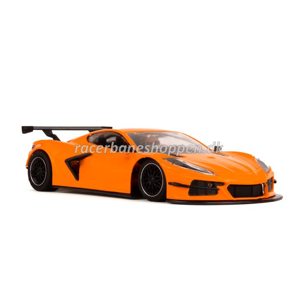 CORVETTE C8.R TEST CAR ORANGE SW SHARK 25 EVO