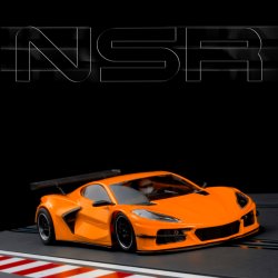 CORVETTE C8.R TEST CAR ORANGE  AW KING 21K EVO3