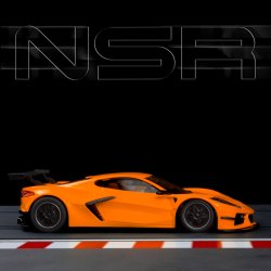 CORVETTE C8.R TEST CAR ORANGE  AW KING 21K EVO3