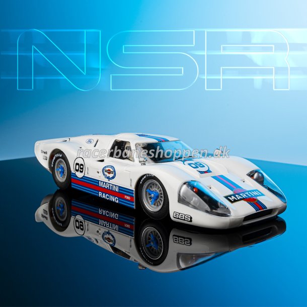 GT40 MKIV MARTINI RACING LIVERY WHITE #09 SW SHARK 21.5 EVO