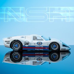 GT40 MKIV MARTINI RACING LIVERY WHITE #09 SW SHARK 21.5 EVO