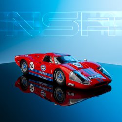 GT40 MKIV MARTINI RACING LIVERY RED #10 SW SHARK 21.5 EVO