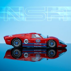 GT40 MKIV MARTINI RACING LIVERY RED #10 SW SHARK 21.5 EVO