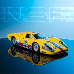 GT40 MKIV MARTINI RACING LIVERY YELLOW #11 SW SHARK 21.5 EVO