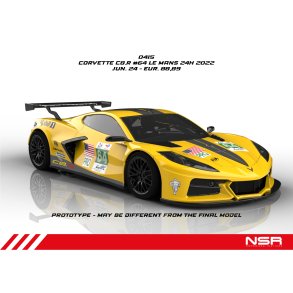 CORVETTE C8.R #64 LE MANS 24H 2022 AW KING 21K EVO3