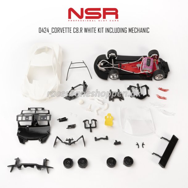 CORVETTE C8.R WHITE KIT SW SHARK 25K EVO