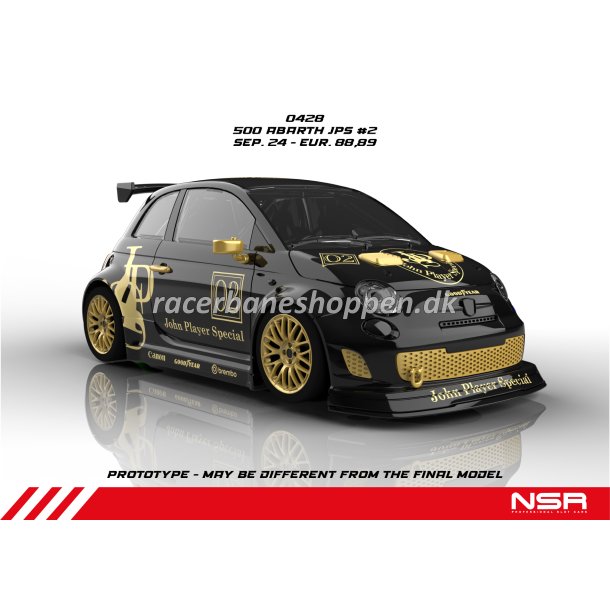 500 ABARTH JOHN PLAYER SPECIAL LIVERY #2  SW SHARK 21.5 EVO - Slges 30/9-24