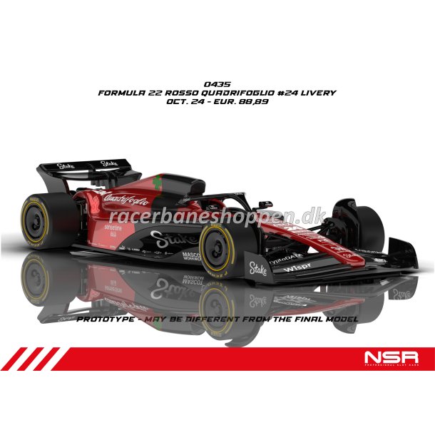 FORMULA 22 ROSSO QUADRIFOGLIO #24 LIVERY IL KING 21 EVO3