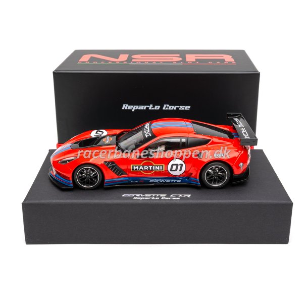 CORVETTE C7.R MARTINI LIVERY RED #1 "REPARTO CORSE" - RACE SETUP FOR PLASTIC TRACKS