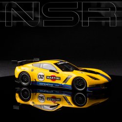 CORVETTE C7.R MARTINI LIVERY YELLOW #2 SW SHARK 25 EVO