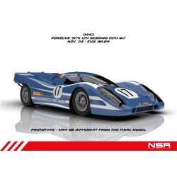 PORSCHE 917K 12H SEBRING 1970 #17 SW SHARK 21.5 EVO