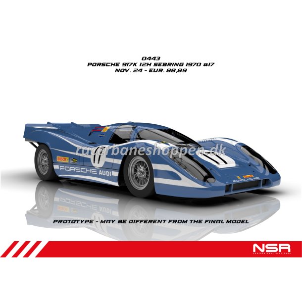 PORSCHE 917K 12H SEBRING 1970 #17 SW SHARK 21.5 EVO