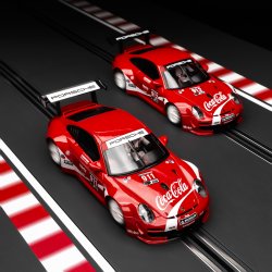 PORSCHE 997 COCA COLA LIVERY #911 PETIT LE MANS 2019 SW SHARK 25K EVO