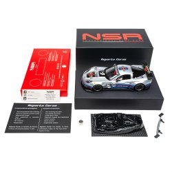 CORVETTE C6.R MARTINI LIVERY GREY #33 "REPARTO CORSE" - RACE SETUP FOR PLASTIC TRACKS