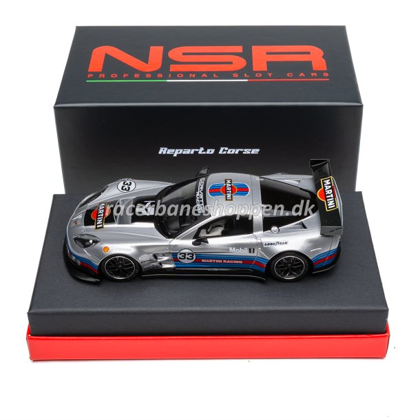 CORVETTE C6.R MARTINI LIVERY GREY #33 "REPARTO CORSE" - RACE SETUP FOR PLASTIC TRACKS