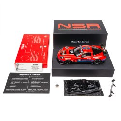 CORVETTE C6.R MARTINI LIVERY RED #34 "REPARTO CORSE" - RACE SETUP FOR WOODEN TRACKS