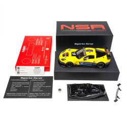 CORVETTE C6.R MARTINI LIVERY YELLOW #35 "REPARTO CORSE" - RACE SETUP FOR PLASTIC TRACKS